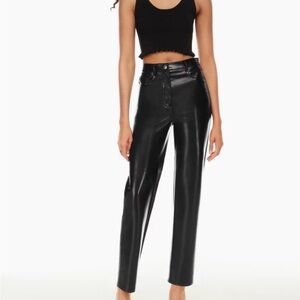 Wilfred Black Melina faux leather pants